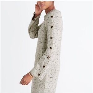 Madewell Donegal sweater dress - Oatmeal, size S
